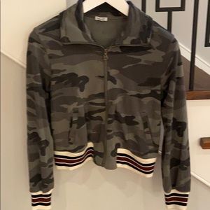 Splendid zip up sweatshirt